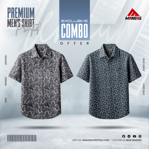 2pcs Combo  Shirt MS3+MS4
